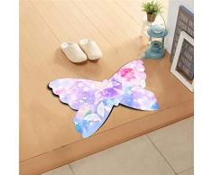 Bonamaison Paillasson décoratif Multicolore 50 x 80 cm