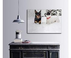 Bonamaison DÃ©coration Murale Impression sur Toile, Dimensions: 100 x 70 Cm - ConÃ§u et fabriquÃ© en Turquie