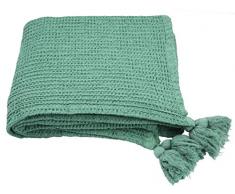 Tom Tailor T- Honeycomb Plaid, Cotton, Vert, 130x170 cm