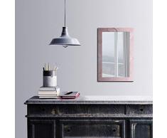 Bonamaison DÃ©coration Murale Impression sur Miroir EncadrÃ© sur Toile, Dimensions: 40 x 60 Cm - ConÃ§u et fabriquÃ© en Turquie