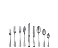 MEPRA 54p Epoque Set de Couverts en, Acier Inoxydable, Argent, 41Â x 33Â x 21.5Â cm