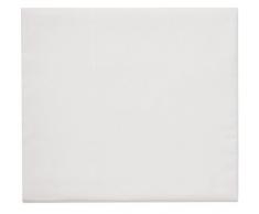 Fable Uni Dye Drap Plat, Coton, diffÃ©rentes Tailles et Couleurs, Coton, Silver, Double