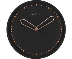 NexTime 3197ZW Cross Horloge Polyrésine Noir 35 x 35 x 5 cm