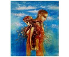 Legendarte - Tableau, Peinture Ã lhuile - Deux Corps, Une Ãme - cm. 50x60