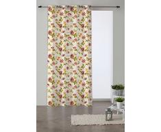 Martina Home Messine Rideau avec Oeillets, Tissu, 27Â x 2Â x 40Â cm 27x2x40 cm Marron