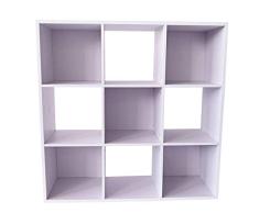 LINEAG Etagere Modulable Modele Kuutiok9, MÃ©lamine, Multicolor, Taille Unique