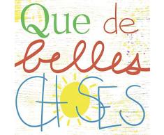 Scenolia Tableau Verre Acrylique Que DE Belles Choses 60 x 60 cm | DÃ©coration Murale Design Fait en France