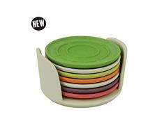 zuperzozial Lot de 7 Dessous de Verre