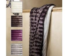 BarcelÃ³ Hogar 07040211221 Plaid Tibet Marron 130 x 160 cm