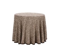 Martina Home Malte Jupe pour Bureau Table 75x80x1 cm Marron/Beige