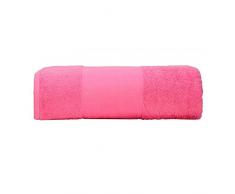 A&R Towels Print-Me Serviette de Bain Rose Taille Unique 50 x 140 cm