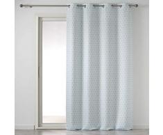 douceur dintÃ©rieur rideau a oeillets 140x260 cm polyester constelline bleu