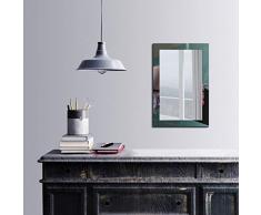 Bonamaison DÃ©coration Murale Impression sur Miroir EncadrÃ© sur Toile, Dimensions: 40 x 60 Cm - ConÃ§u et fabriquÃ© en Turquie