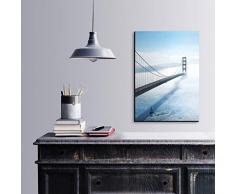 Bonamaison DÃ©coration Murale Impression sur Toile, Dimensions: 50 x 70 Cm - ConÃ§u et fabriquÃ© en Turquie