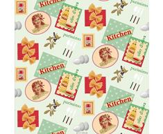 LÃ­nea Hogar Deco YM - 0219A Table - 140 x 140 cm rÃ©f PVC avec Tissu Non tissÃ©