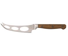 Creative Tops Gourmet Couteau Ã Fromage Ã pÃ¢te Molle avec Manche en Bois, 25.5Â cm (25,4Â cm), Acier Inoxydable, Marron/Argent, 25Â x 3.5Â x 1.5Â cm