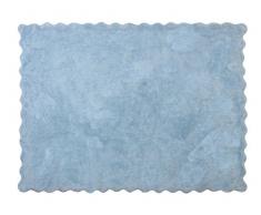 Aratextil Lisa Tapis Enfant, Coton, Bleu Ciel, 120Â x 160Â cm
