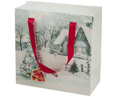 Villa dEste Home Tivoli Crystal enveloppe Petite, Papier, Multicolore, 20Â x 8Â x 20Â cm