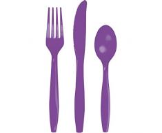 Creative Convertir Heavy Duty Couverts 2Â AmÃ©thyste, Acrylique, Multicolore, 3Â piÃ¨ces