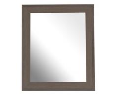 Inov8Â mfes-aumg 108Â Traditional Verre Miroir avec Cadre, 25Â x 20Â Cm, Paquet De 1, Austen Mid/Gris