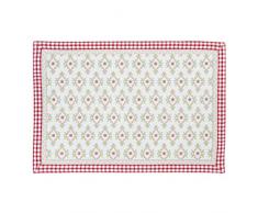 Clayre & Eef GAR40 Ensemble de 6 Sets de Table Motif Roses et Roses 48 x 33 cm