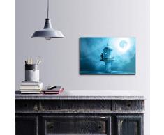 Bonamaison DÃ©coration Murale Impression sur Toile, Dimensions: 60 x 40 Cm - ConÃ§u et fabriquÃ© en Turquie