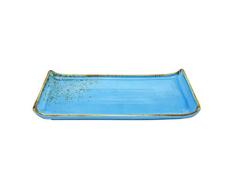 Creatable, BBQ Platte, BLUE 22089 Nature Collection Plaque de barbecue en grÃ¨s Bleu 33 x 16,5 cm