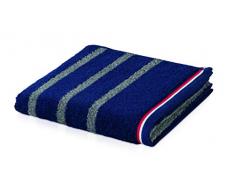 mÃ¶ve Athleisure Serviette de Toilette, Deep Sea/Grey, 50 x 100 cm