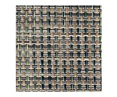 Sambonet Table Mats Linea Q Set de Table 42Â X 33Â cm, Plastique, Hell strukturiert, 42.5 x 33.5 x 1.0 cm