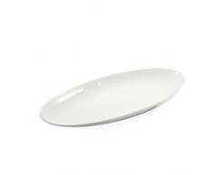 la Porcellana Convivio Plat Ovale BoÃ®te Cadeau, Blanc, 55.5Â x 25.5Â cm