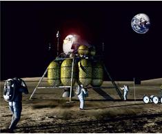 AG Design Odeur fTNxxl0393 Papier Peint Photo Murale mondlandung Lampe Ã Motif