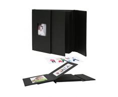 Deknudt Album Photo - Boîte Photo, Cuir ou Similicuir, Noir, 30 x30 cm