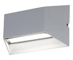 interfan Dane Applique murale intÃ©grÃ©e, Blanc, 15Â x 6.50Â x 10Â cm