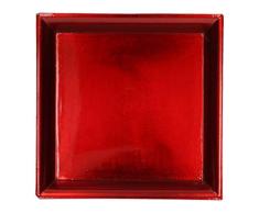 J. Kersten BV Assiette en Plastique Rouge 20 x 20 x 2 cm