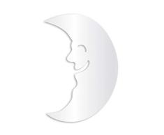 LÃnea Hogar Deco Luna Sticker Miroir 31 x 45 cm