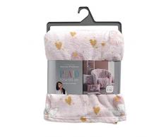 douceur dintÃ©rieur plaid 125x150cm rosaline