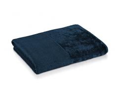 MÃVE Bamboo Luxe Serviette de Toilette 50 x 100 cm, FabriquÃ© en Allemagne, 60% coton / 40% viscose en pulpe de bambou, Deep Lake (Bleu)