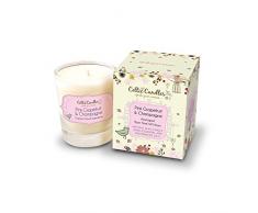 Celtique Bougies Aroma Pot Gobelet 20Â cl Rose Raisin Fruits et Champagne, Beige, 7Â x 7Â x 9Â cm