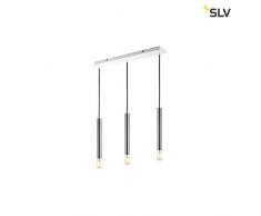 SLV FITU PD Suspension dintÃ©rieur E27 Aluminium Ampoule 60 W en aluminium ArgentÃ© 0 W