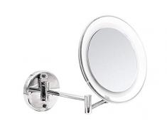 RIDDER 03203100 Maquillage, cosmÃ©tique, Miroir de Rasage, MÃ©tal, chromÃ©, env. 23 x 26,5 cm