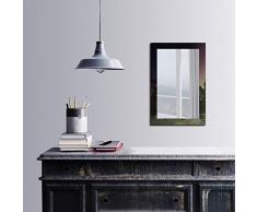 Bonamaison Décoration Murale Impression sur Miroir Encadré sur Toile, Dimensions: 40 x 60 Cm - Conçu et fabriqué en Turquie