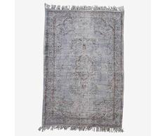 Better & Best Tapis en Coton Style Vintage 200 x 300 cm Bleu Laine, Taille Unique