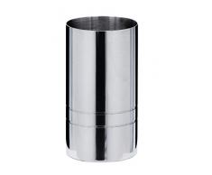 Ridder 2106100 Gobelet, Edelstahl, Chrome Mat, env. 6,2 x 6,2 x 11,5 cm