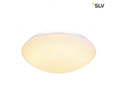 SLV Lipsy 40 Dome Applique murale dextérieur à LED en aluminium Blanc IP44 3000/4000 K 18 W