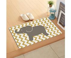 Bonamaison Paillasson décoratif Multicolore 40 x 70 cm