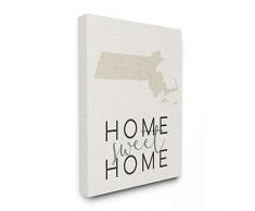 La Collection Stupell DÃ©coration intÃ©rieure surdimensionnÃ© tendue sur Toile DÃ©coration Murale, Multicolore