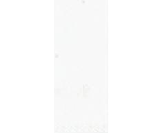 Jover Oxford fenÃªtre Voilage Passant cachÃ©e, Acrylique, Blanc, 140Â x 220Â cm