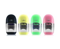 MILAN 4714112 Afficher Taille crayon Capsule Argent , Pack de 12