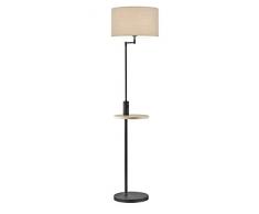 Trio Leuchten 400400132 Lampe sur pied, MÃ©tal, Noir