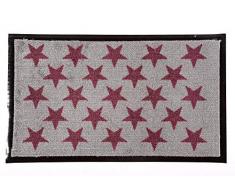 La Finesse Paillasson Nylon/PVC Noir/Gris, One